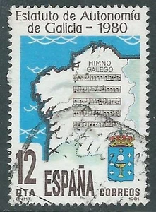 1981 SPAGNA USATO STATUTO AUTONOMIA GALIZIA - F15-3 - Picture 1 of 1