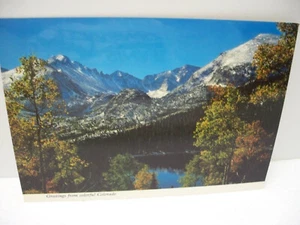 Cartolina d'epoca ponte coperto Gore Creek Vail Colorado non spedita - Foto 1 di 2