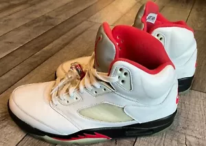 Size 10.5 - Jordan 5 Retro Mid Fire Red - Picture 1 of 7