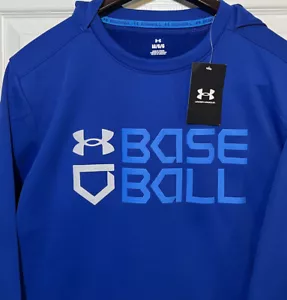 Sudadera con capucha Under Armour de béisbol para hombre talla L grande precio de venta sugerido por el fabricante $60,00 azul vibrante UA - Imagen 1 de 11
