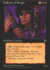 Veldrane of Sengir ~ Moderately Played Homelands MTG Magic UltimateMTG Black Car