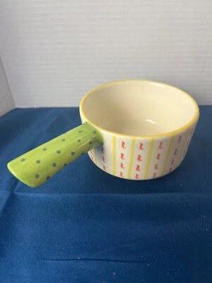 Pfaltzgraff PISTOULET Jana Kolpen SOUP BOWL with HANDLE - Image 1 of 3