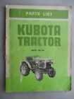 Kubota TRACTOR Shop Manual Model B6100, 1992