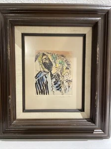 Vintage Esrog & Lulav Lithograph By Ira Moskowitz Hand Signed & Numbered - Picture 1 of 10