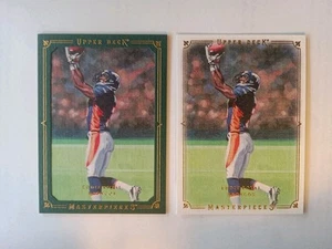 2008 UD Masterpieces EDDIE ROYAL #d/75 RC #53 incorniciato VT Hokies Broncos spedizione gratuita - Foto 1 di 3