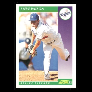 Tarjeta de béisbol Steve Wilson novato #812 1992 puntuación de los Dodgers de Los Ángeles MLB - Imagen 1 de 3