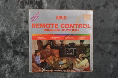 Vintage 1983 Atari CX42 Remote Control Wireless Joysticks Complete w Box & Paper - Image 1 of 4