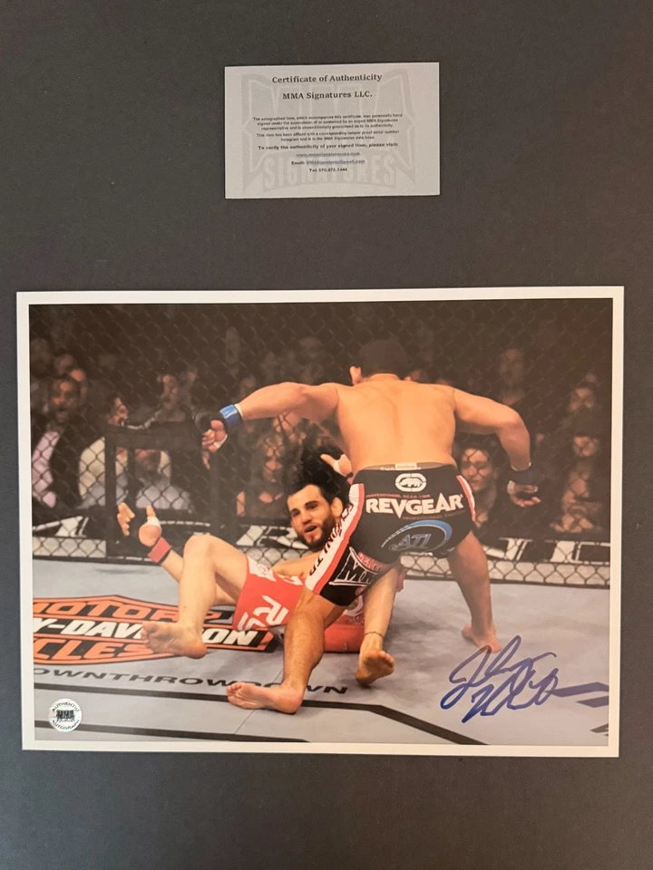 Nuevo Autógrafo 8x10 Campeón UFC Johny Hendricks - OBO $30 Foto 1 de 1