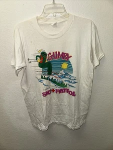 Vtg 1985 GUMBI SKI PATROL Sz XL T-Shirt- Used- Art Clokey- Village Mews - Picture 1 of 19