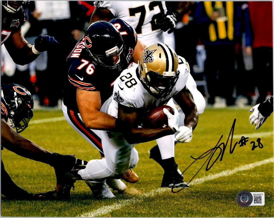 LATAVIUS MURRAY SIGNED 8X10 PHOTO BECKETT BAS COA NEW ORLEANS SAINTS 1 - Image 1 of 1