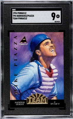 Mike Piazza Iván Rodríguez 1994 Pinnacle Team SGC 9 TP5 Rangers Mets Foto 1 de 2