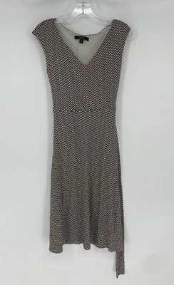 MaxMara Weekend Womens Black Cream Short Sleeve A-Line Dress Size 4 - Image 1 of 4
