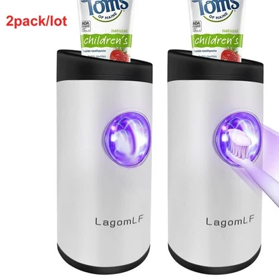 Автоматический диспенсер для зубной пасты настенный держатель выжималка для ванной туалета дома - Изображение 1 из 4