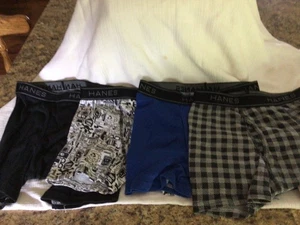 4 pr boy's hanes boxer briefs size L - Picture 1 of 1