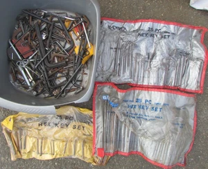 Job Lot of Allen Hex Keys Various Size Wrenches Tools - Picture 1 of 3