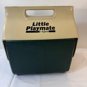 Iglu Little Playmate Kühlbox Eistruhe Vintage, grün und hellbraun Made in USA - Bild 1 von 10