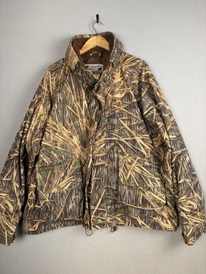 Chaqueta Columbia Para Hombres 2XL Sombra Hierba Camuflaje Caza Aves Acuáticas Aislada Foto 1 de 4