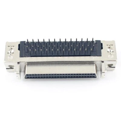 1Pcs SCSI Connector D-SUB MDR Female 50 Pin Right Angle PCB Solder Adapter Foto 1 de 4