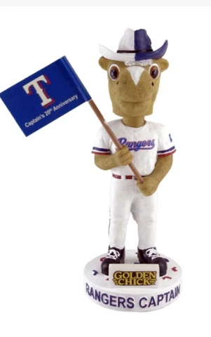Texas Rangers 20th Anniversary Rangers Captain Bobblehead SGA Cover