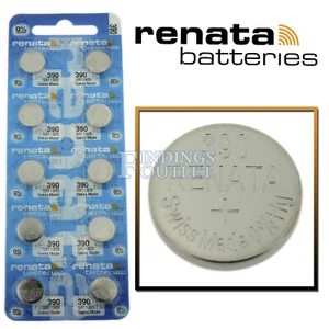 390 Renata Watch Battery SR1130S Swiss Made 0% Mercury Official Distributor - Picture 1 of 3