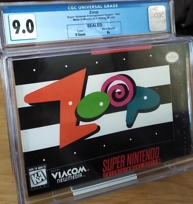 Zoop Super Nintendo Factory Sealed  New SNES CGC 9.0 A+ - Image 1 of 4