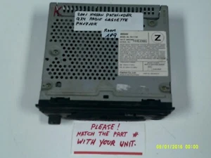 2001 NISSAN PATHFINDER QX4 RADIO CASSETTE  #PN1710K  (ROOM-109) - Picture 1 of 2