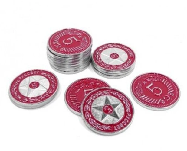 15x Scythe Metal $5 Red Coins - Promo #17 - Image 1 of 1