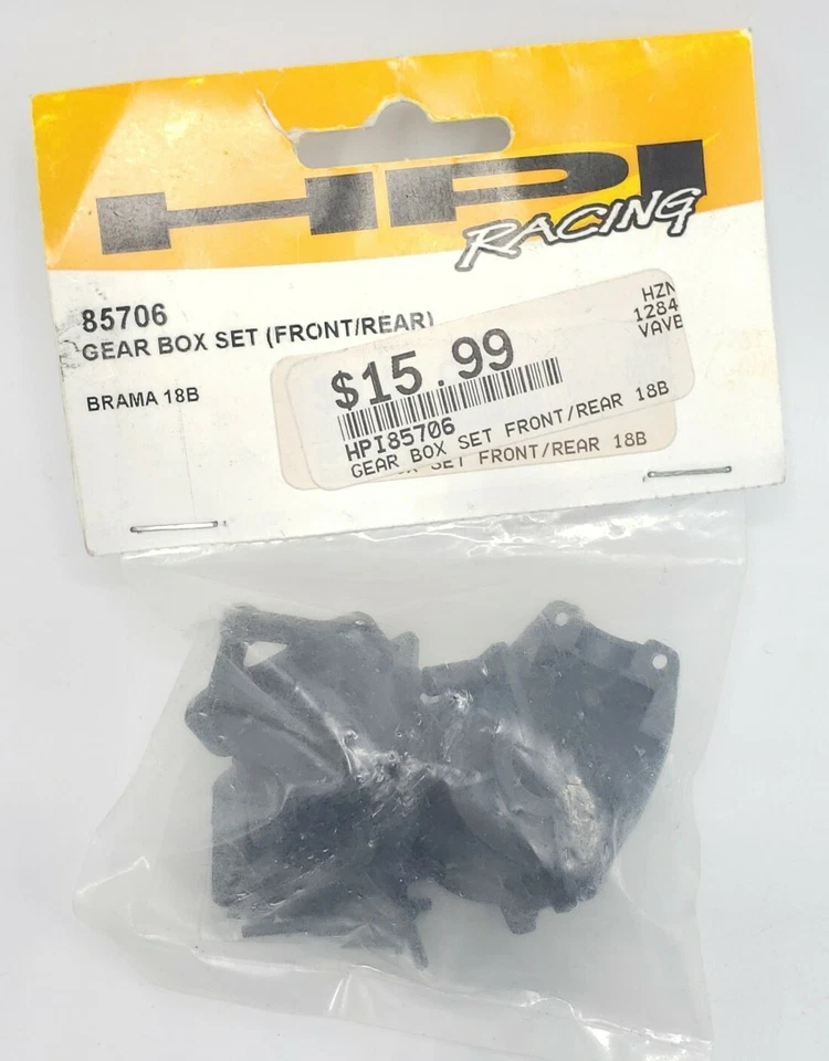 Genuine HPI Racing 85706 Front & Rear Gear Box Set Brama 18B Buggy - Image 1 of 1