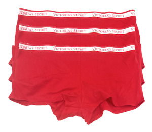 Victoria's Secret Cotton Shortie Panties 3 Pack Bundle Lot S,M,L