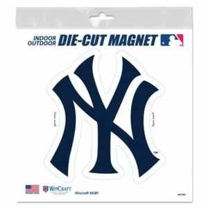 NEW YORK YANKEES 6"X6" DIE-CUT MAGNET FOR INDOOR OR OUTDOOR HIGH QUALITY - Picture 1 of 1