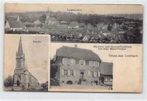 France - LEMBACH (67) Boulangerie Karl Meier-Pfeiffer - Eglise - Vue générale - - Bild 1 von 2
