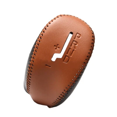 Protector de cubierta de perilla de cambio de marchas de cuero PU apto para Volvo S60 XC60 V40 2014-2017 Foto 1 de 4