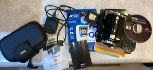 Vivitar DVR-960HD Black Digital Video Camcorder bag card cd- Works Needs Battery - Picture 1 of 12