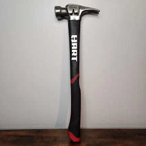 Hart 21 oz. Steel Framing Hammer With Side Nail Pull & Magnet 18" - Picture 1 of 12