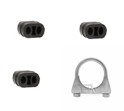 Kit de Montage Silencieux pour Opel Vectra C Caravan 2,2 Direct 3,2 V6 - Photo 1/3