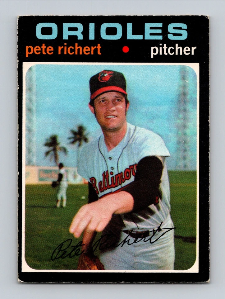 Pete Richert 1971 O-Pee-Chee #273 Orioles - Image 1 of 2