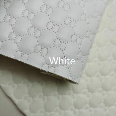 Tela de cuero PU bordada hágalo usted mismo esponja acolchada material de tapicería de coche Foto 1 de 4