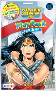 NEW DC Comics Wonder Woman Grab & Go Play Pack - Party Favors, Travel, Birthday - Picture 1 of 1