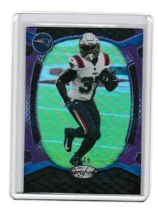 2021 Panini Certified Purple Damien Harris 9 09/10 - Picture 1 of 2