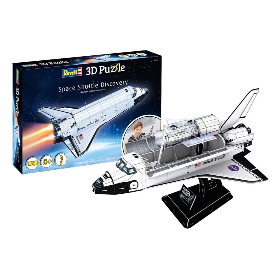 Gadget - Revell Nasa 3D Puzzle Space Shuttle Discovery 49 Cm - Revell