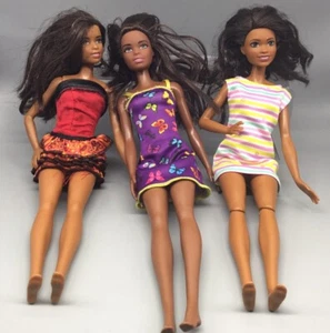 1990 2020 2015 Barbie Puppe Black Barbies schwarze Haare AA Barbie Mattel Doll - Bild 1 von 7