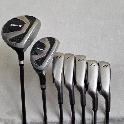 Top Flite TF Iron Set 6-PW + 5H, 3W Mens RH Graphite Reg Flex Stainless Steel - Image 1 of 4