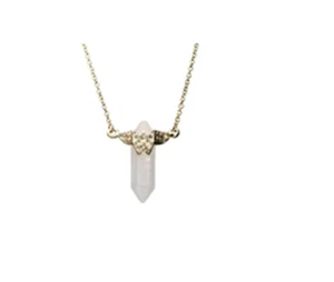 DC COMICS, WONDER WOMAN LOGO CRYSTAL NECKLACE Wonder Woman Logo Pendant NECKLACE - Picture 1 of 1