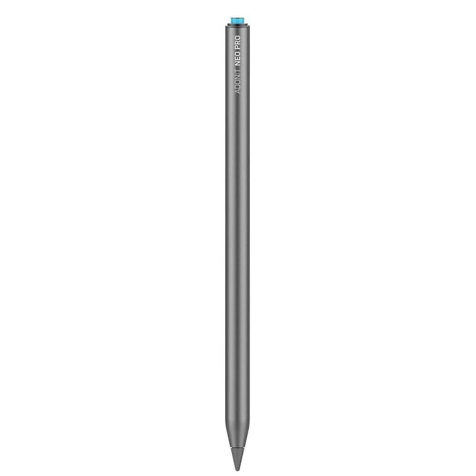 Adonit Neo Pro Stylus Touchpen Bluetooth, wiederaufladbar Grau - Bild 1 von 4
