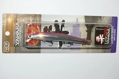 lucky craft yawara agua salada costa minnow 5" 9/16 oz 16 g 125 f cromo rosa trasero Foto 1 de 3