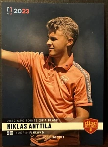 Disc Golf Pro Tour DGPT 2023 Niklas Anttila ROOKIE Trading Card #MPO 25 - Picture 1 of 2
