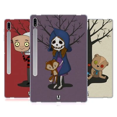 HEAD CASE DESIGNS SKULL KIDS SOFT GEL CASE FOR SAMSUNG TABLETS 1 - Image 1 of 4