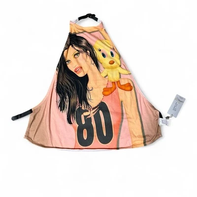 Camiseta sin mangas Custo Barcelona Piolín rara se adapta a ex-pequeña con cuentas vintage Foto 1 de 4