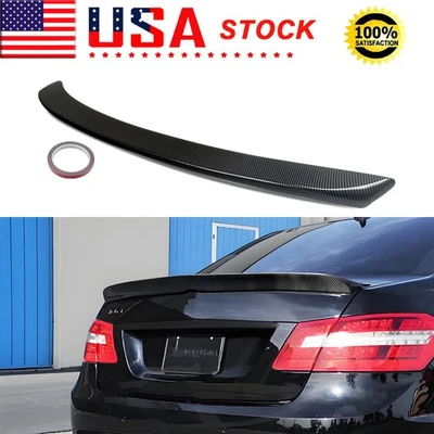 Carbon Look Rear Spoiler Wing For Benz W211 E350 E320 E500 E55 Sedan 2003-2010 Foto 1 de 4