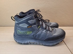 Hoka One Tor Tech Mid WP Hombres Talla 10 Negro Senderismo Zapatos Botas - Imagen 1 de 11